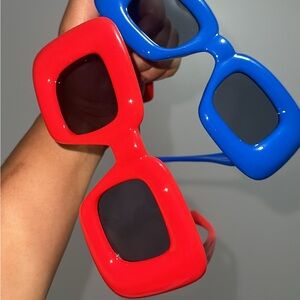 Blue and Red Loewe Similar Sunglasses